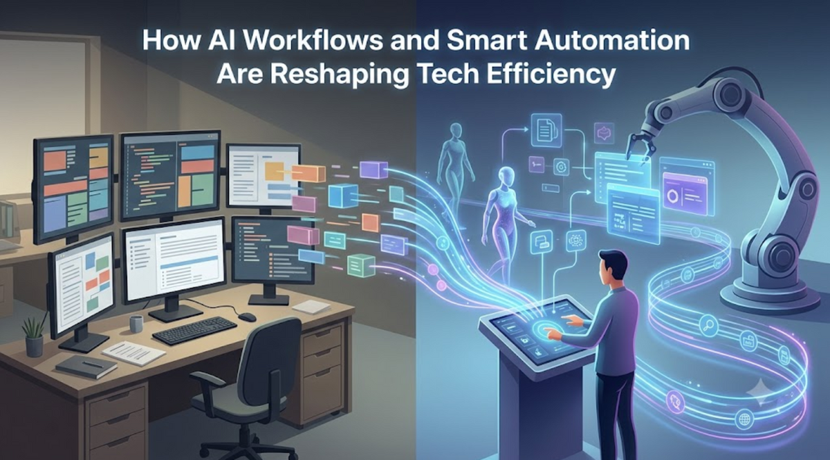 How AI Workflows and Smart Automation Are Reshaping Tech Efficiency