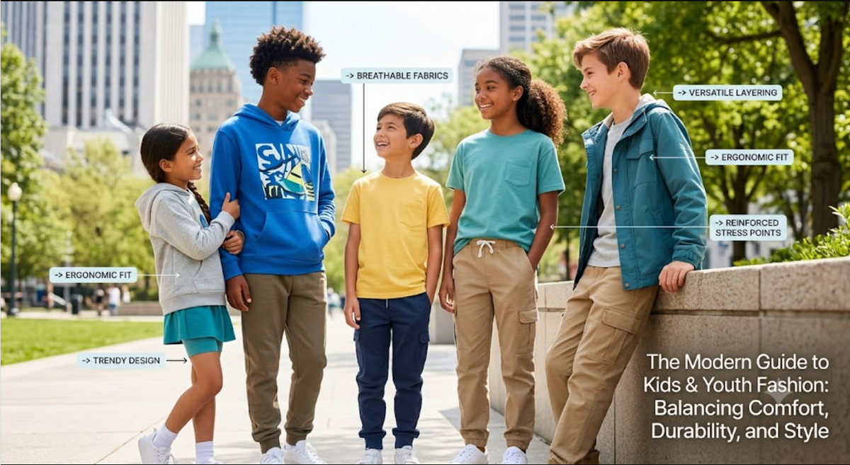 The Modern Guide to Kids & Youth Fashion: Balancing Comfort, Durability, and Style